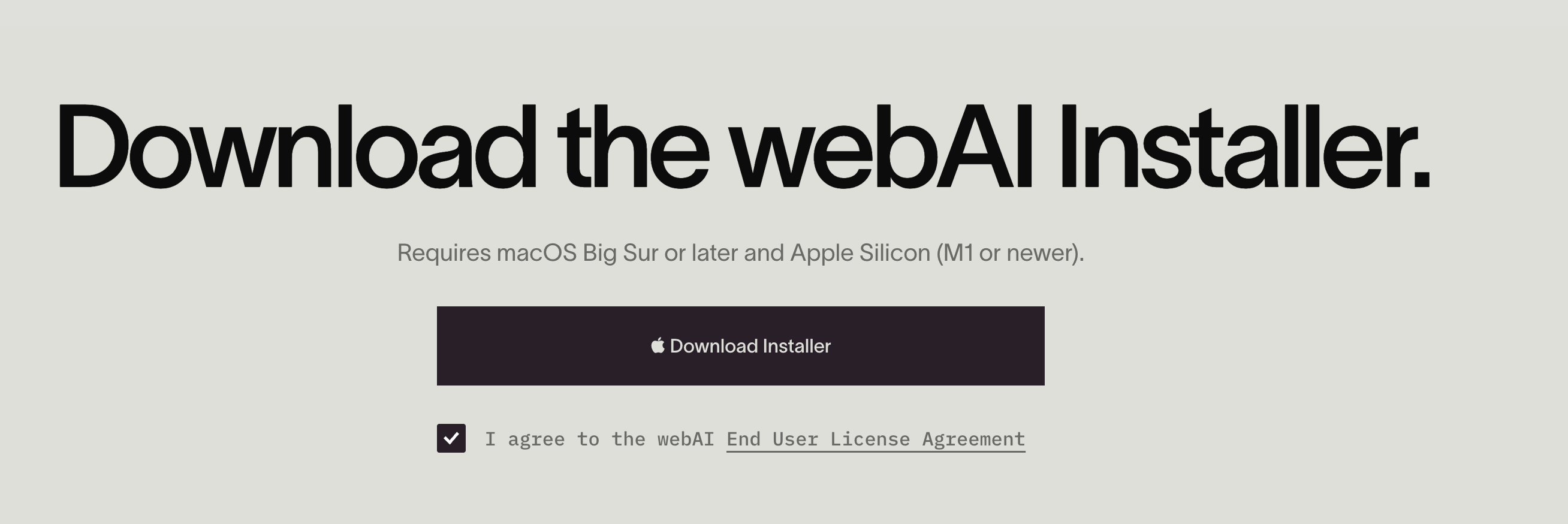Imagine of Download Installer Button