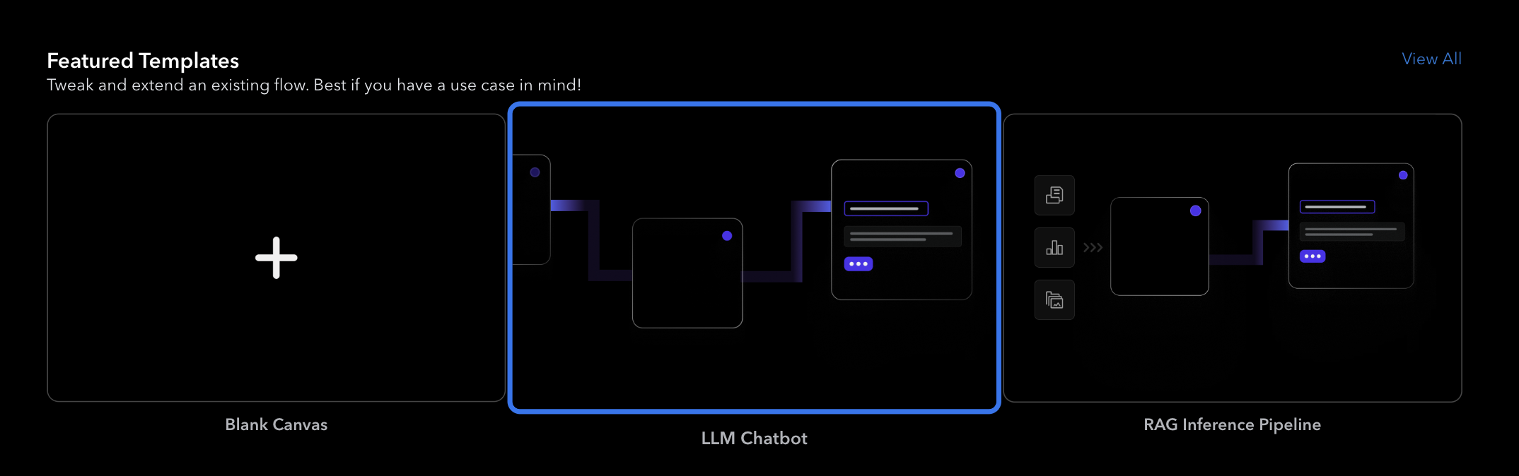 Screenshot of LLM Chatbot Template